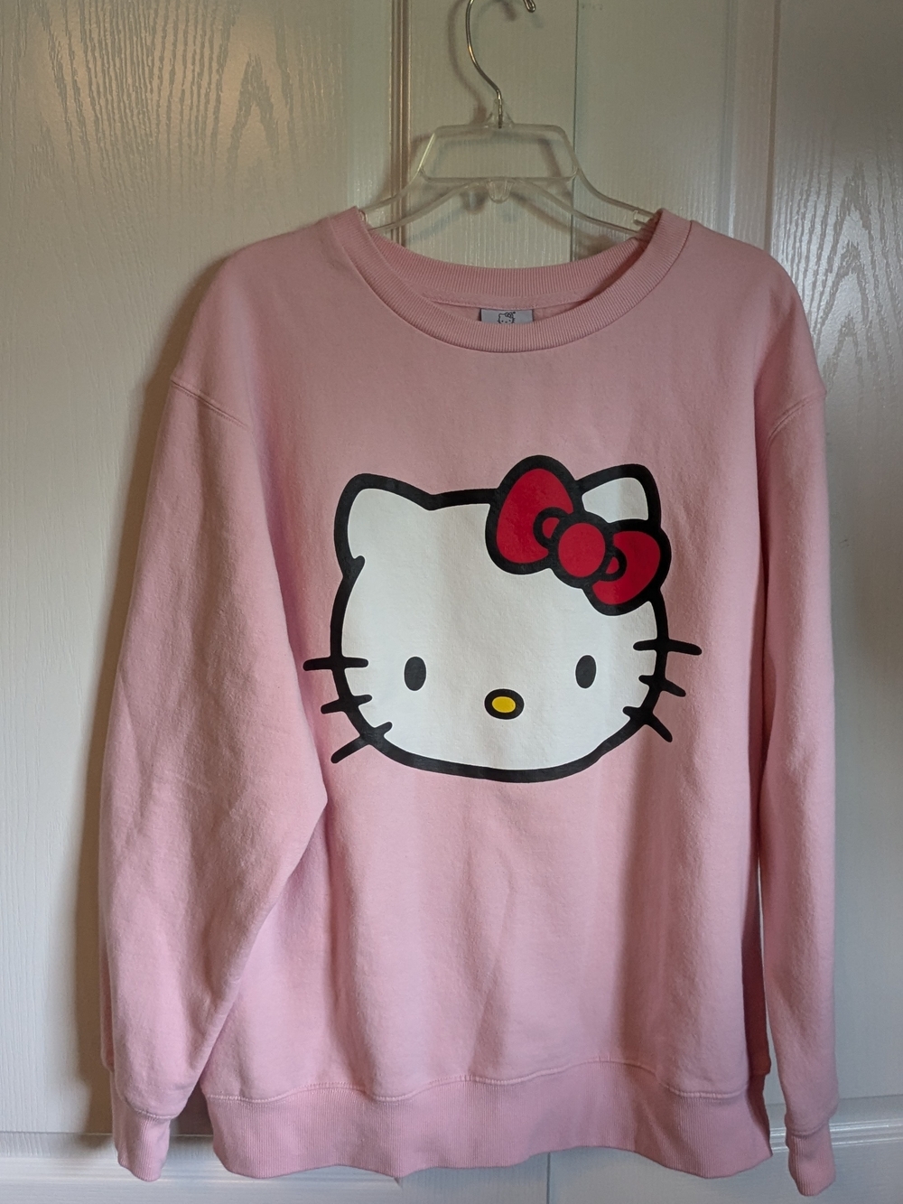 Hello Kitty Pink Graphic Crewneck Sweatshirt
